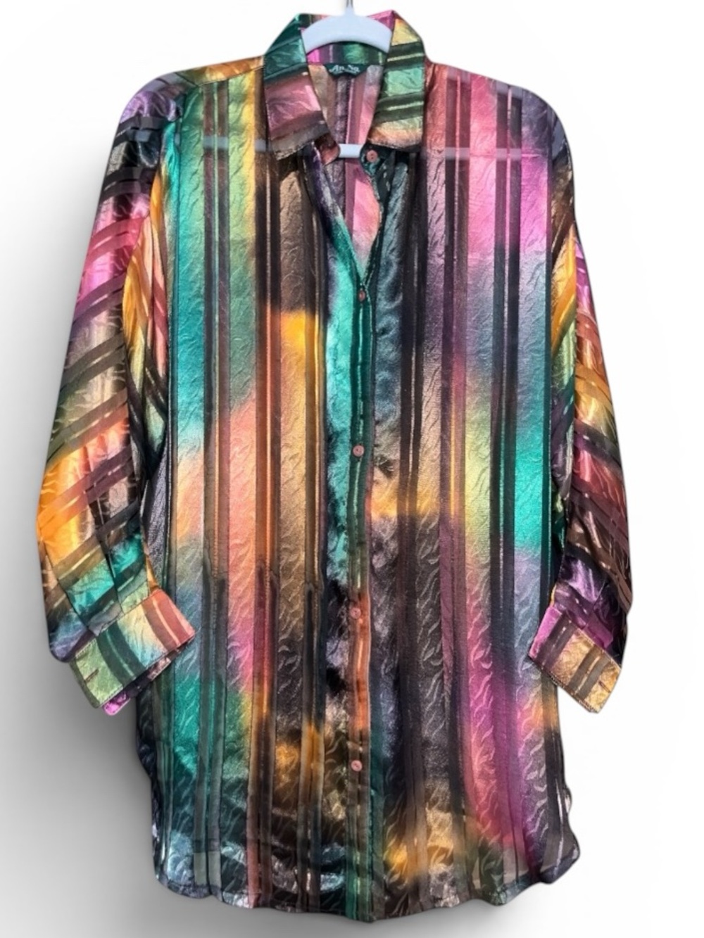An Na -vtg 90’s silk button down